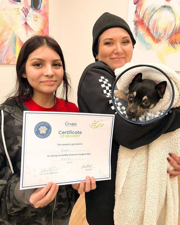 Congratulations for being so brave